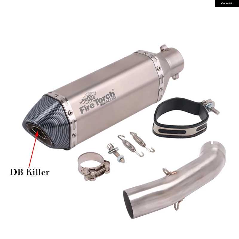 並行輸入品スリップオン KTM DUKE 125 200 250 390 アドベンチャー KTM125 2020 - 2023 ADV オートバイ バイク 排気エスケープ ミッドリンク パイプ マ