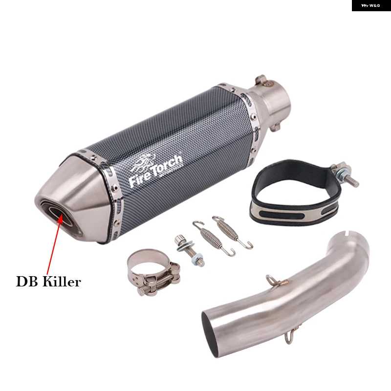 並行輸入品スリップオン KTM DUKE 125 200 250 390 アドベンチャー KTM125 2020 - 2023 ADV オートバイ バイク 排気エスケープ ミッドリンク パイプ マ