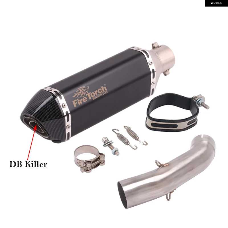 並行輸入品スリップオン KTM DUKE 125 200 250 390 アドベンチャー KTM125 2020 - 2023 ADV オートバイ バイク 排気エスケープ ミッドリンク パイプ マ