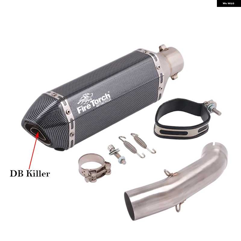 並行輸入品スリップオン KTM DUKE 125 200 250 390 アドベンチャー KTM125 2020 - 2023 ADV オートバイ バイク 排気エスケープ ミッドリンク パイプ マ