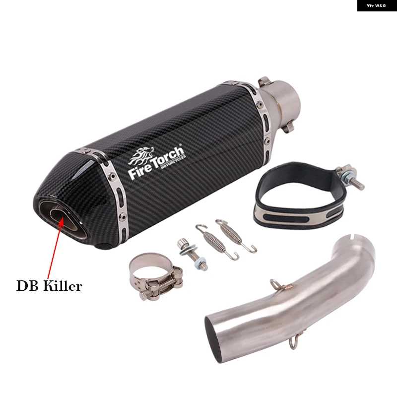 並行輸入品スリップオン KTM DUKE 125 200 250 390 アドベンチャー KTM125 2020 - 2023 ADV オートバイ バイク 排気エスケープ ミッドリンク パイプ マ