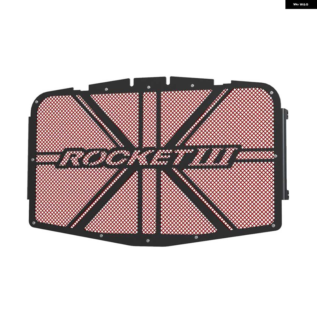 並行輸入品ROCKET III ラジエーター グリル ガード グリル カバー プロテクター ROCKET 3 2004-2012-17 ROCKETIII アクセサリー_3