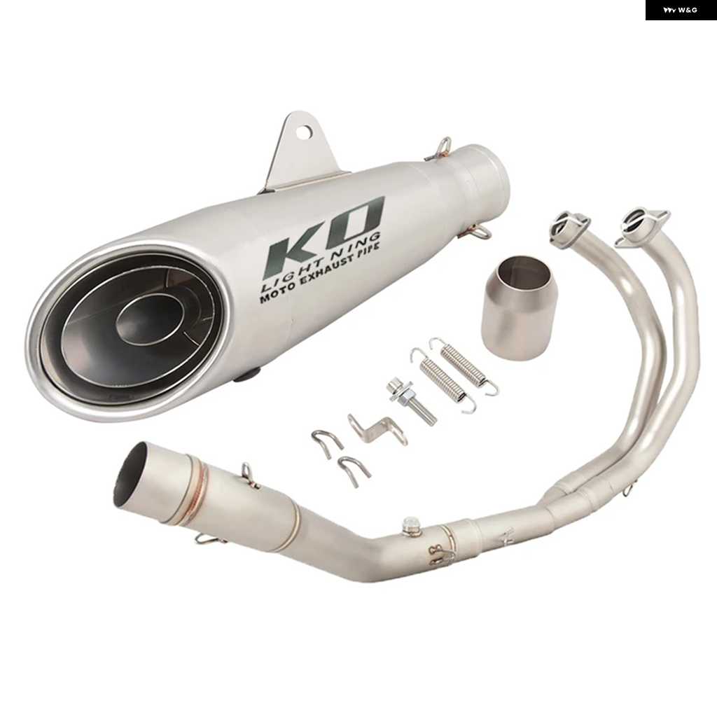 並行輸入品アドベンチャー ヤマハ R25 2014-2025 R3 2015-2025 MT03 MT25 2016-2025 完全排気 システム ヘッダーリンク パイプ 51MM マフラー_1