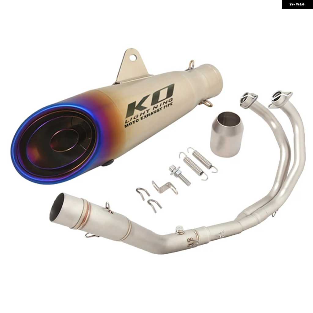 並行輸入品アドベンチャー ヤマハ R25 2014-2025 R3 2015-2025 MT03 MT25 2016-2025 完全排気 システム ヘッダーリンク パイプ 51MM マフラー_2