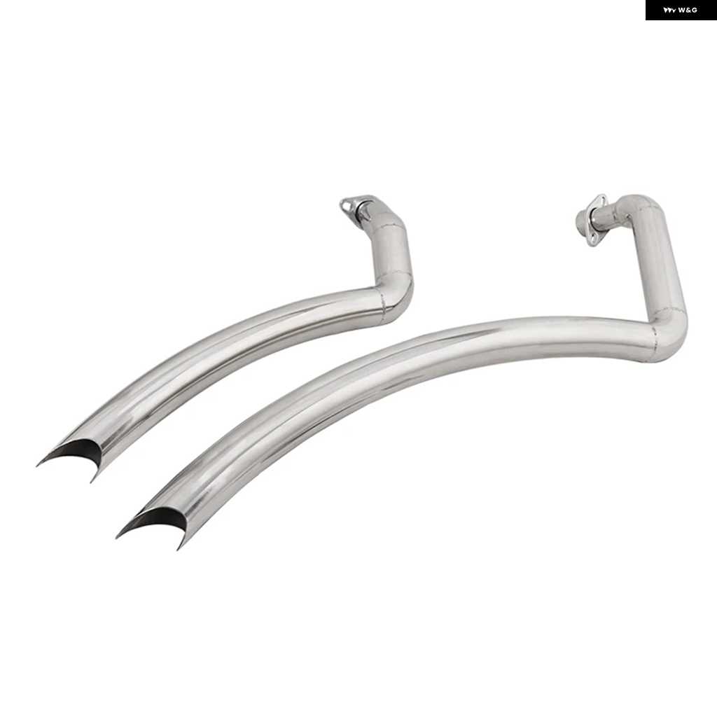 並行輸入品排気チップ マフラー パイプ フル システム ステンレス カスタム SHADOW AERO 750 2004-2024 VT750C 2004-2024 VT400 2004-2011
