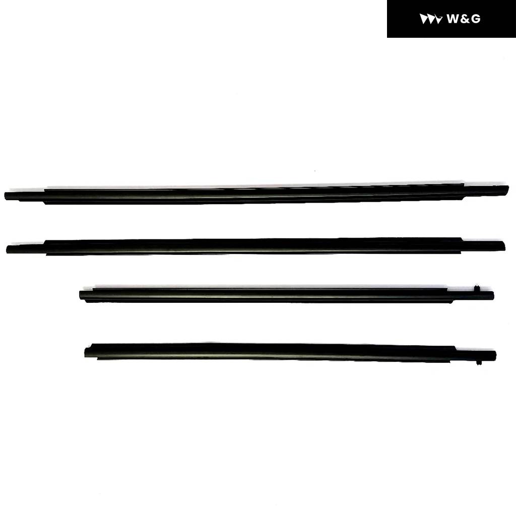 4個 車窓用ウェザーストリップ 窓ガラス用ゴム 防水 シーリング