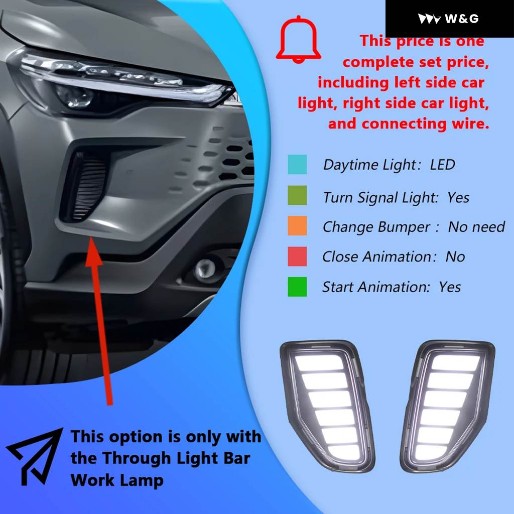トヨタ カローラ クロス 2024 フロント バンパー アップグレード LED