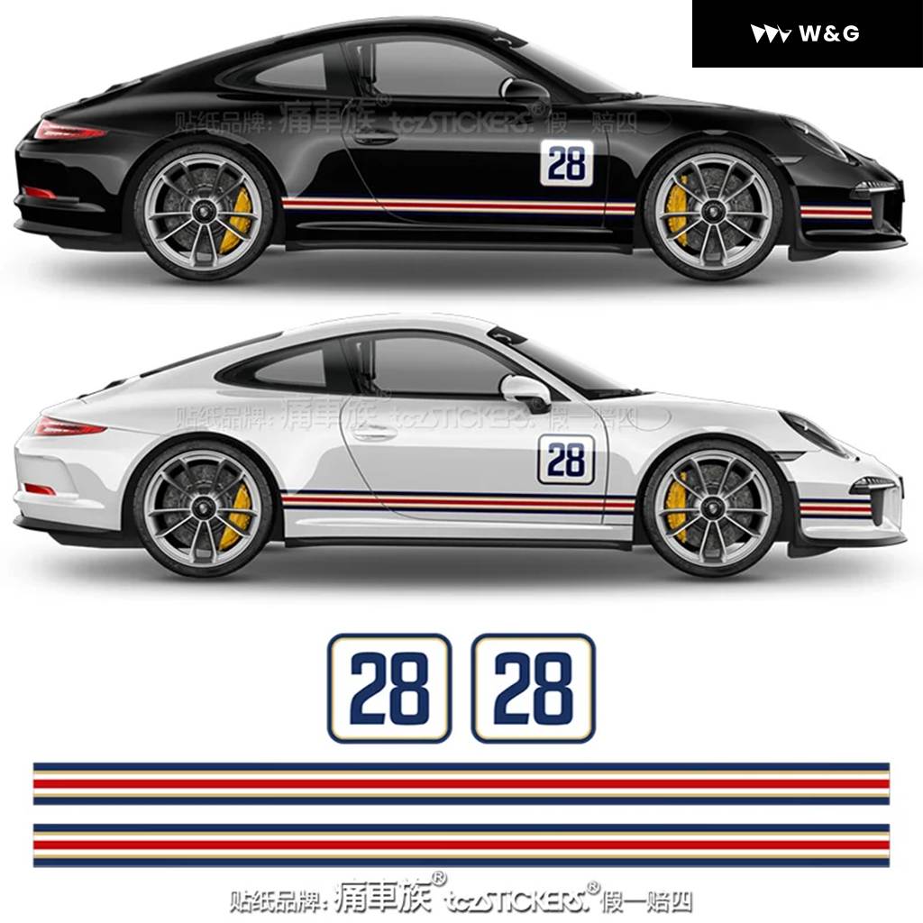 車 ステッカー ポルシェ カレラ 911 ボディ 外装 カスタム