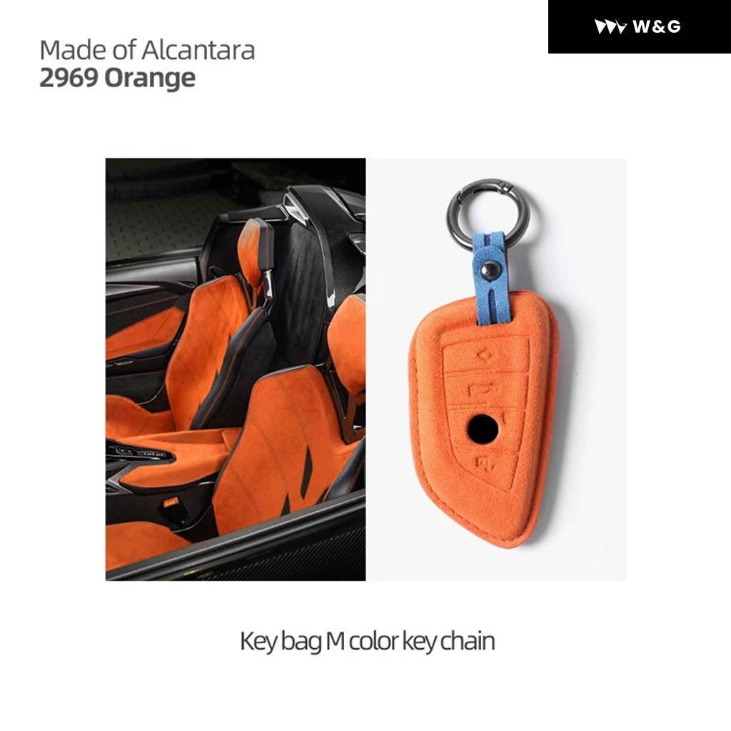 車用リモートキーケースカバー アルカンターラ BMW G20 G30 X3 G01 F25