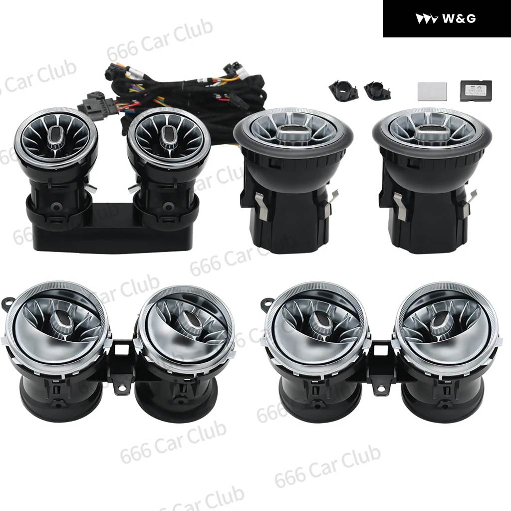 64色LED エアベント メルセデス ベンツ W213 E53 E250 E クラス W238 E