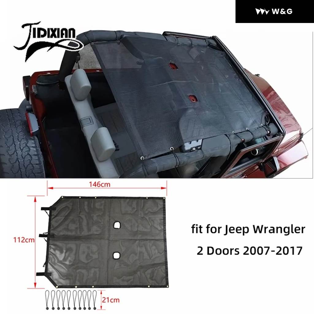 ジープ ラングラー JK 2/4ドア 2007-2017 車用ルーフトップ