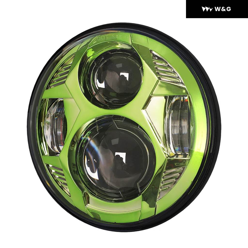 5.75インチ オートバイ バイク LED ヘッドライト ダイナ