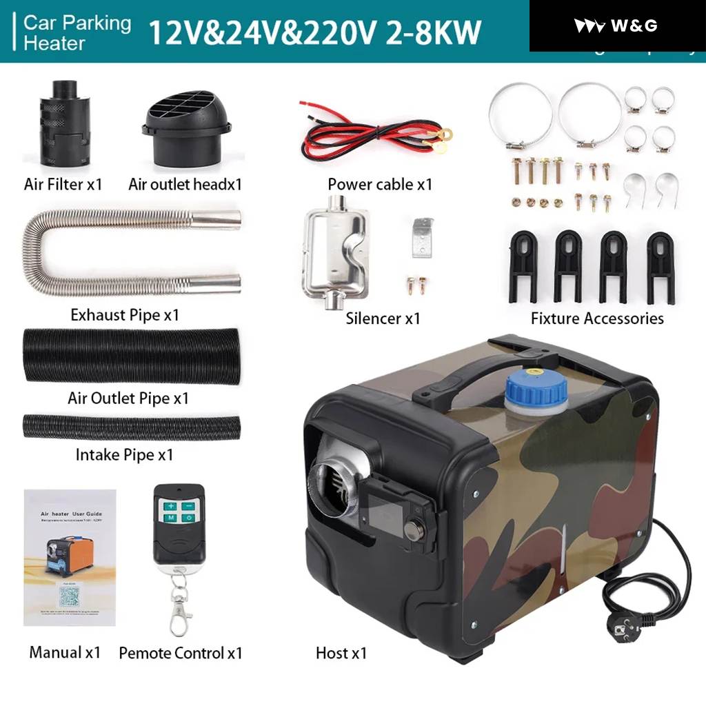 並行輸入品12V/24V/220V パーキング ディーゼルヒーター エアヒーター