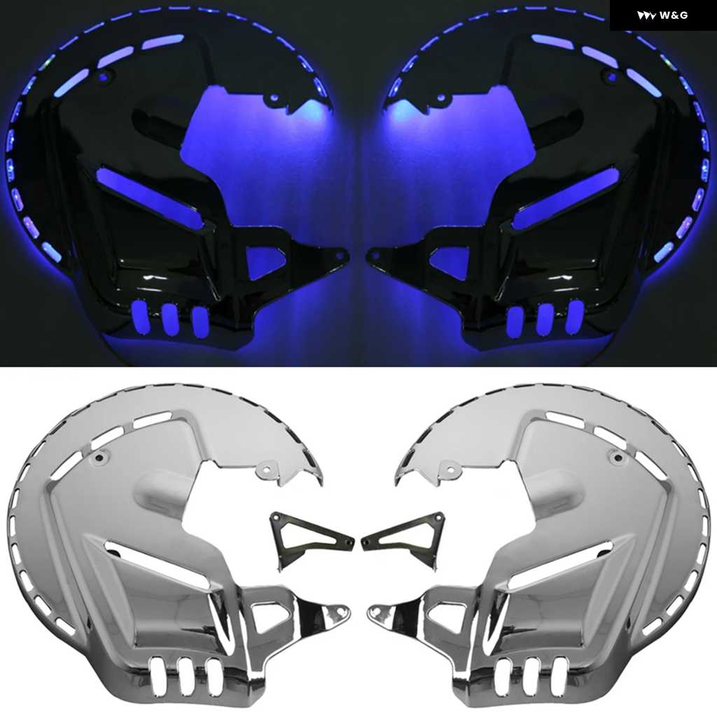 並行輸入品ホンダ GOLDWING GL1800 2001-2015 F6B 2013-2015 オートバイ バイク アクセサリー クローム ブレーキディスク ローターカバーの画像