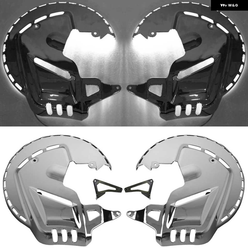 並行輸入品ホンダ GOLDWING GL1800 2001-2015 F6B 2013-2015 オートバイ バイク アクセサリー クローム ブレーキディスク ローターカバーの画像