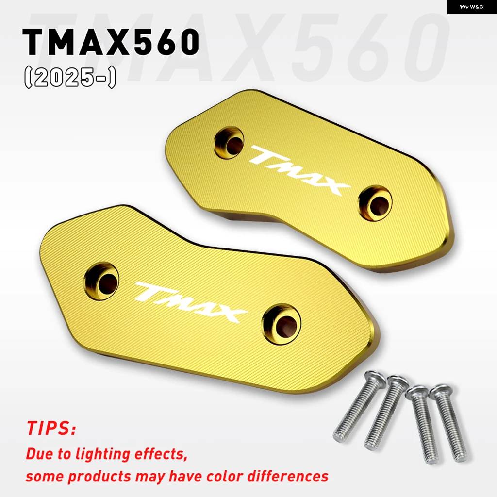 並行輸入品2025 リアビューミラー ホールキャップ ヤマハ T-MAX TMAX 560 / TECH MAX 2025+ リアビューサイドミラー ブラケット クランプカバー TMAX560の画像