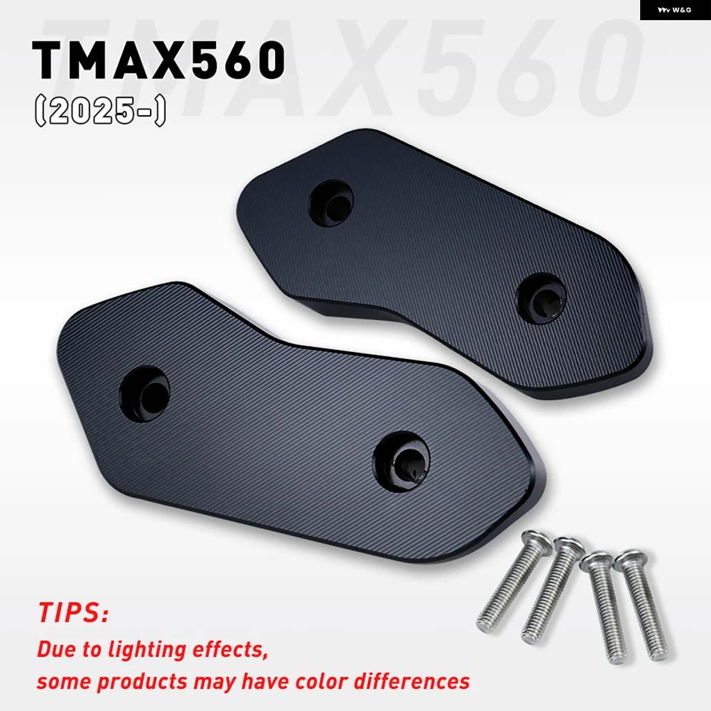 並行輸入品2025 リアビューミラー ホールキャップ ヤマハ T-MAX TMAX 560 / TECH MAX 2025+ リアビューサイドミラー ブラケット クランプカバー TMAX560の画像