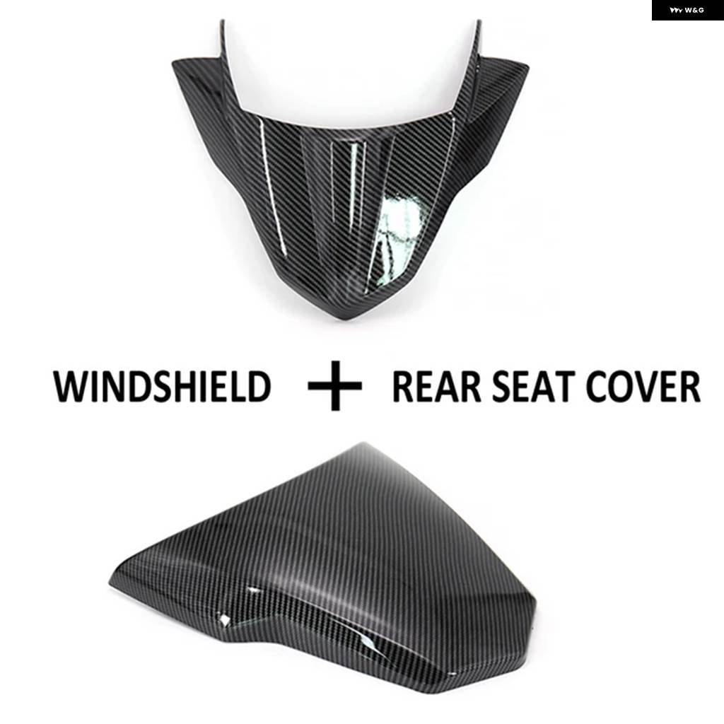 並行輸入品カーボン ヤマハ MT09 FZ09 2017- 2020 アクセサリー フェンダー リアハガー / ウインドシールドデフレクター / リアシートカバーの画像