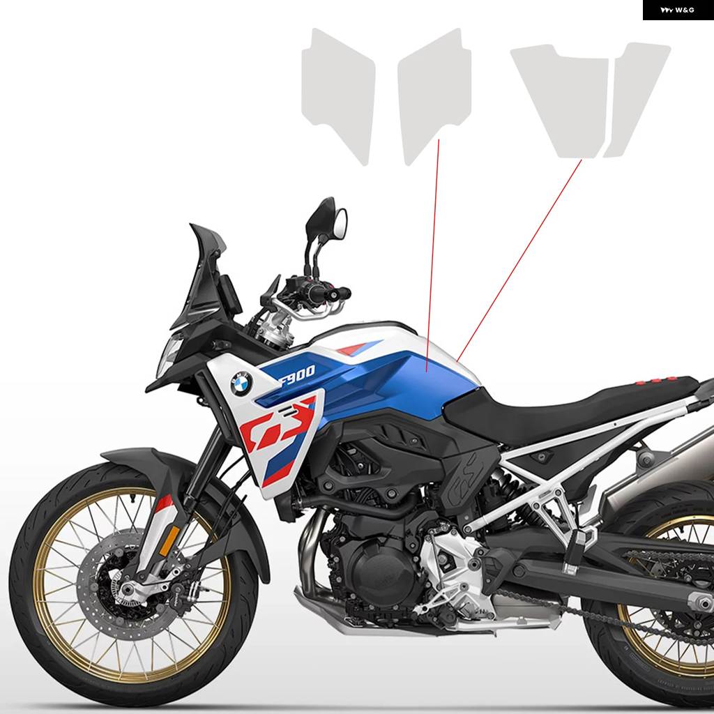 並行輸入品BMW F900GS F900 GS 2024 向け バイク ペイント フェアリング クリアスクラッチ防止フィルム TPU アクセサリー_5