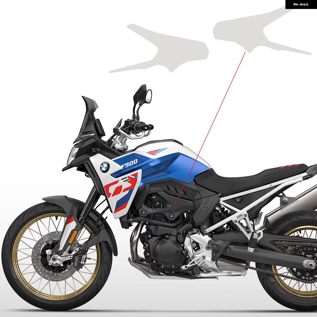並行輸入品BMW F900GS F900 GS 2024 向け バイク ペイント フェアリング クリアスクラッチ防止フィルム TPU アクセサリー_4