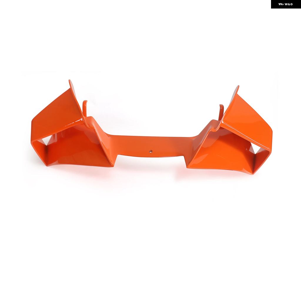 ブランド登録なし - 並行輸入品 フェアリング くっ付ける式ウィンドウィング KTM RC390 RC16 RC8C 2014-2021 オレンジ色 自動二輪車 空力 ウィングレット フィンサイドスポイラー