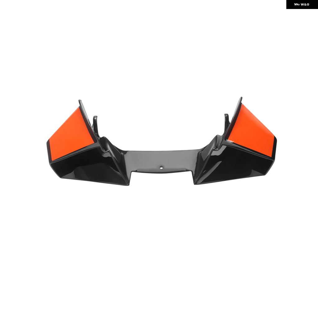 ブランド登録なし - 並行輸入品 フェアリング くっ付ける式ウィンドウィング KTM RC390 RC16 RC8C 2014-2021 オレンジ色 自動二輪車 空力 ウィングレット フィンサイドスポイラー