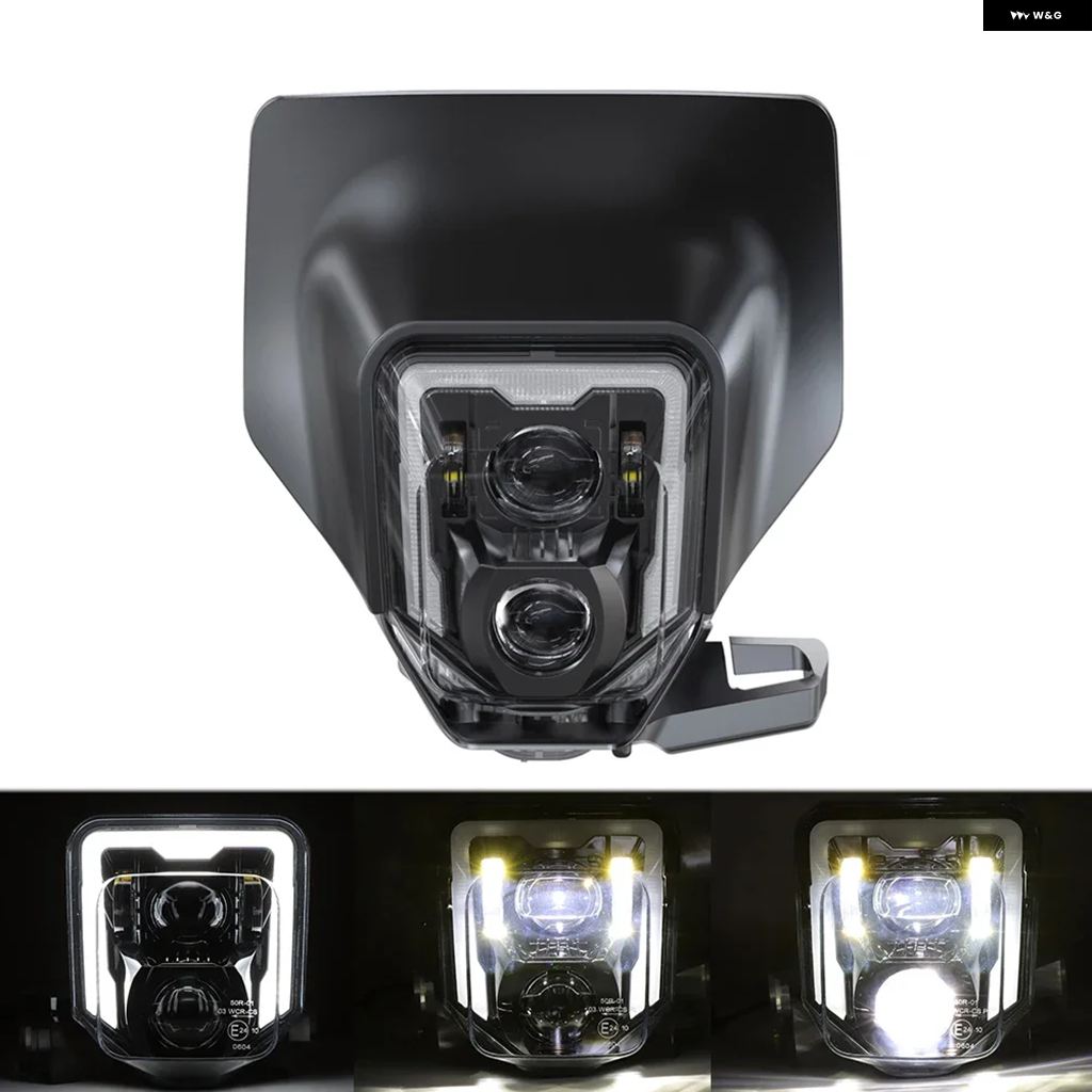 ブランド登録なし - 並行輸入品 2017-2023 TE FE LED 前照灯 協議会 エンデューロ 上端照明ランプ 恍ける フェアリング HUSQVARNA FE501 FE450 FE350 TE250 TE300 TE125 TX1