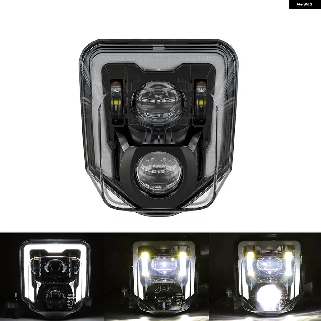 ブランド登録なし - 並行輸入品 2017-2023 TE FE LED 前照灯 協議会 エンデューロ 上端照明ランプ 恍ける フェアリング HUSQVARNA FE501 FE450 FE350 TE250 TE300 TE125 TX1