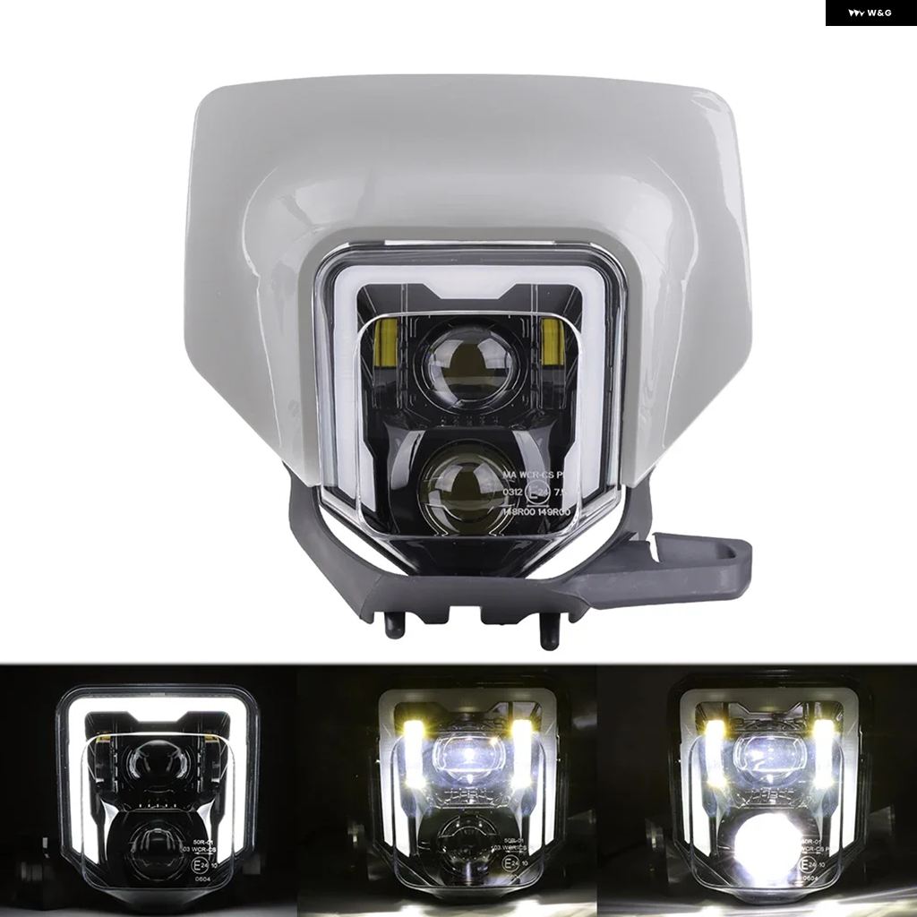 ブランド登録なし - 並行輸入品 2017-2023 TE FE LED 前照灯 協議会 エンデューロ 上端照明ランプ 恍ける フェアリング HUSQVARNA FE501 FE450 FE350 TE250 TE300 TE125 TX1