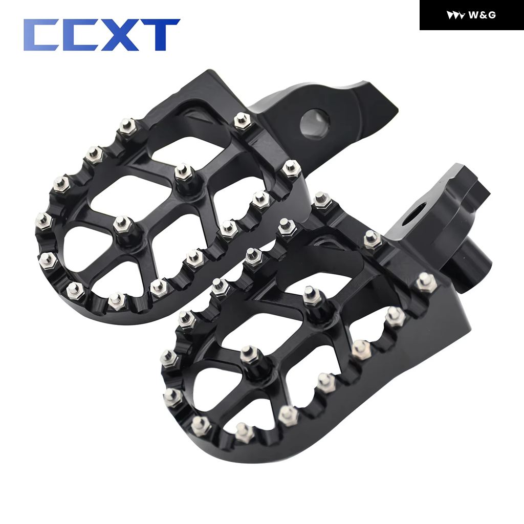 並行輸入品モトクロス CNCアルミ フットペグ フット スズキ RMZ 250 450 RMZ250 2007-2009 RMZ450 2005-2007 オートバイ バイク 部品の画像
