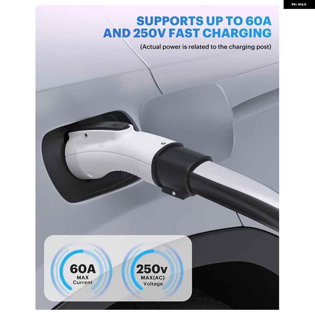 並行輸入品テスラ J1772 アダプター 最大 60 アンペア 250V テスラ