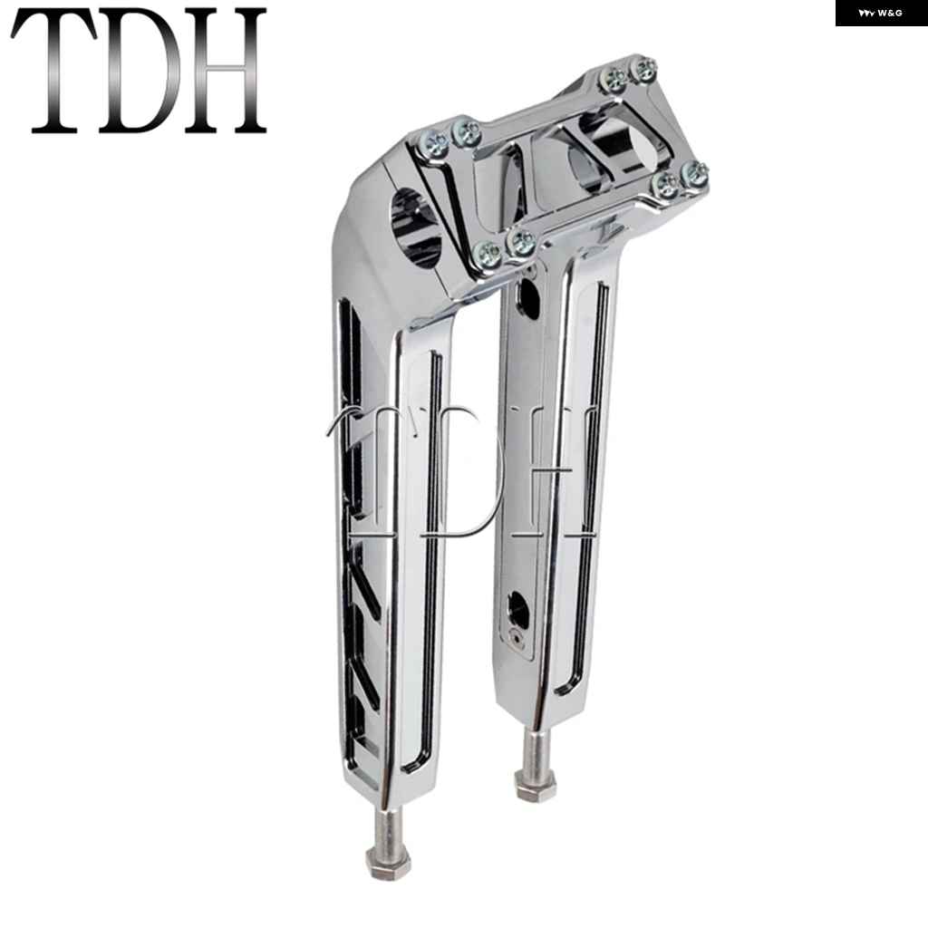 並行輸入品28MM ハンドルバー Tバー 4インチ-14インチライザー ハーレー スポーツスター 1200 883 ソフテイル カフェレーサー ストリートボブ FXBB カスの画像