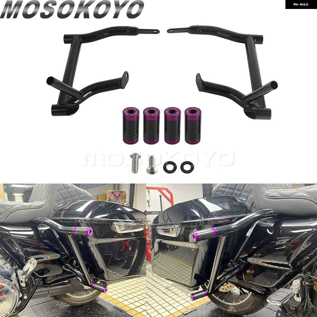 並行輸入品オートバイ バイク リア クラッシュ バー サドルバッグ