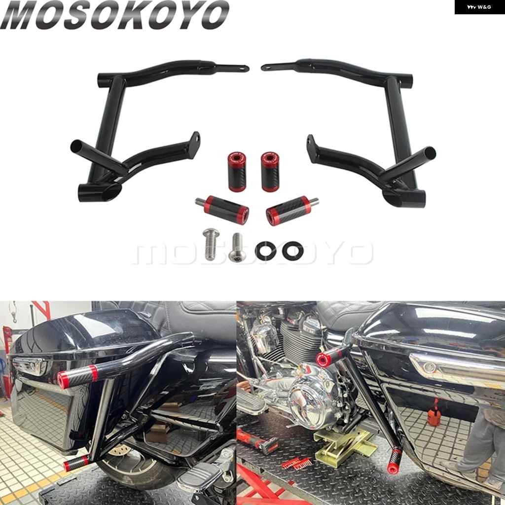 並行輸入品オートバイ バイク リア クラッシュ バー サドルバッグ