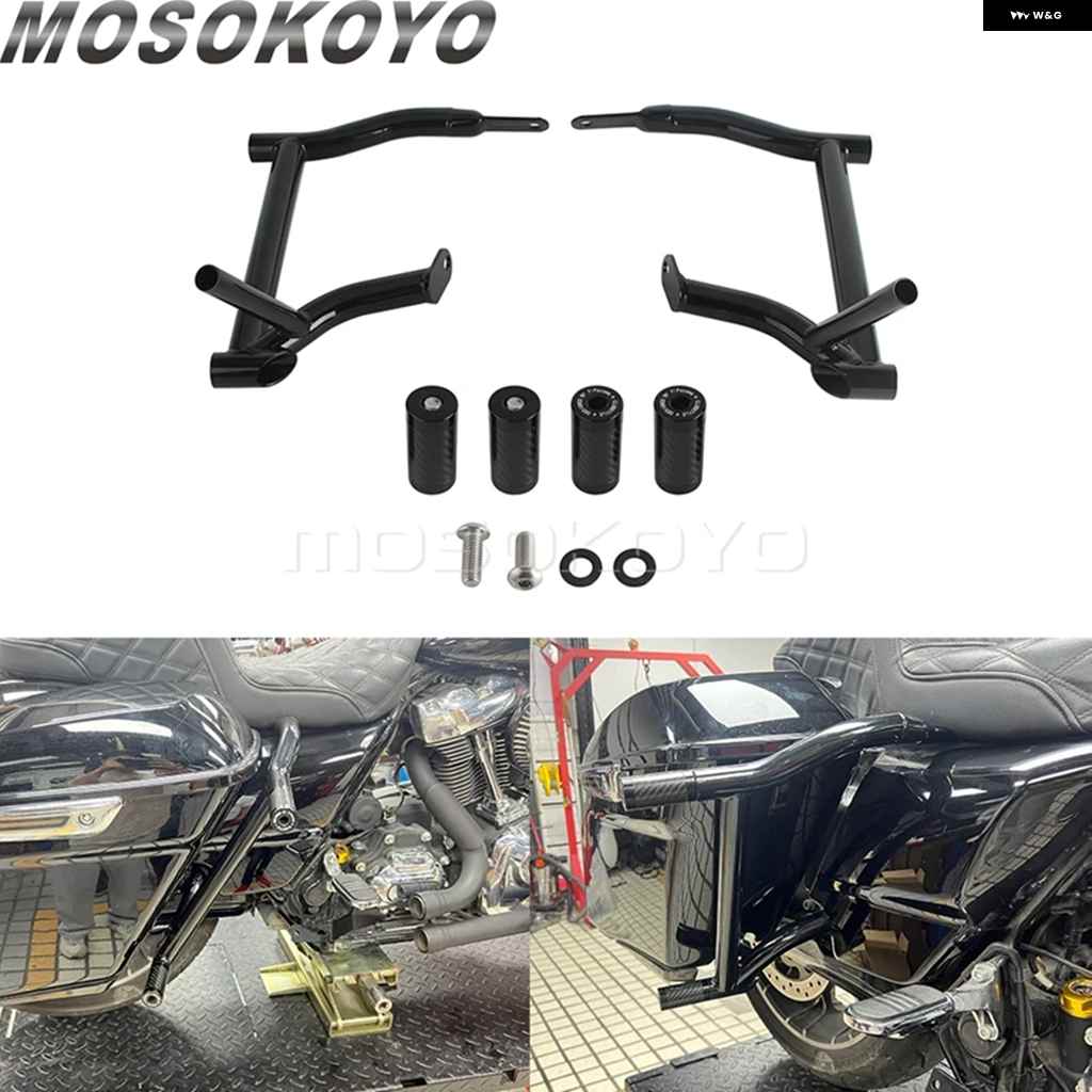 並行輸入品オートバイ バイク リア クラッシュ バー サドルバッグ