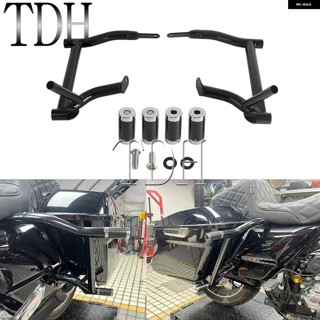 並行輸入品】オートバイ バイク サドルバッグ ガード クラッシュ バー