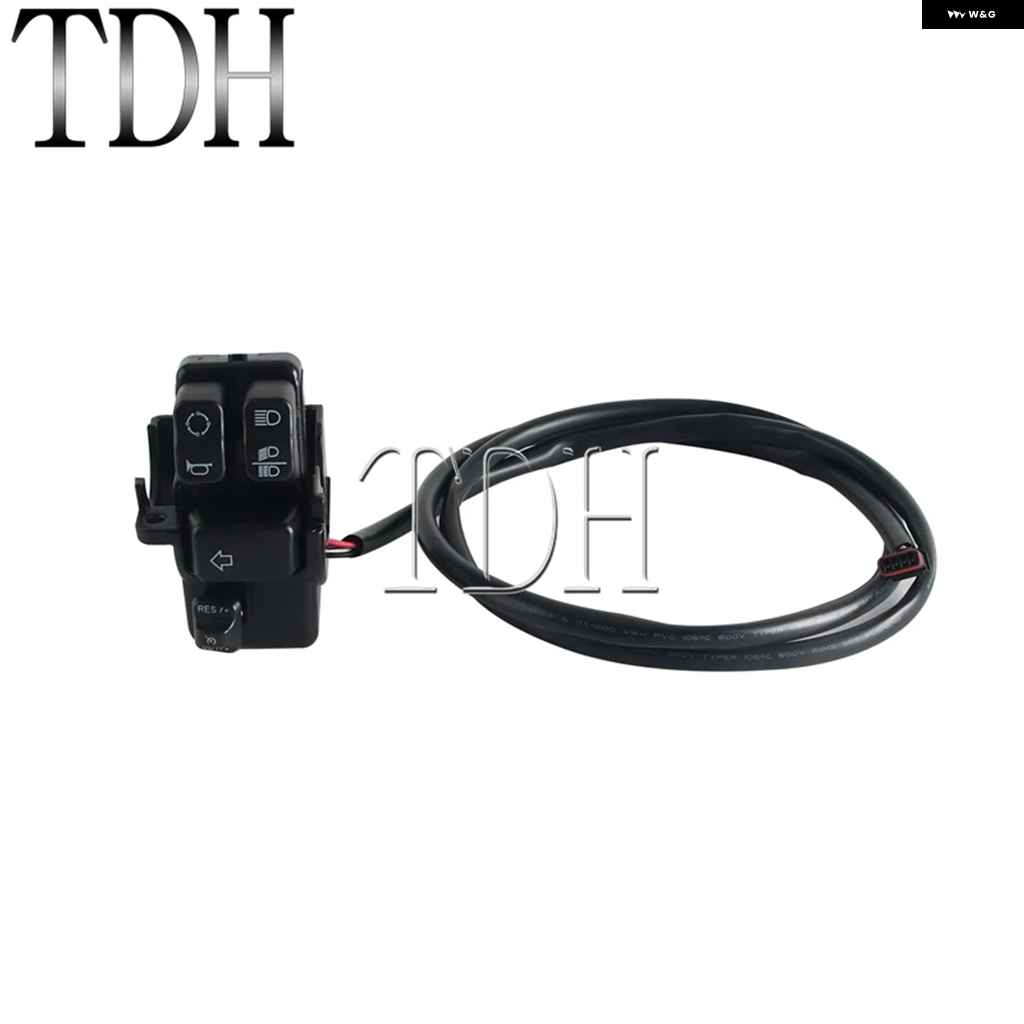 並行輸入品ハンド コントロール スイッチ 25MM ハンドルバー ヘッドライト ウィンカー クルーズスイッチ ハーレー ソフテイル ローライダー ストリート_1