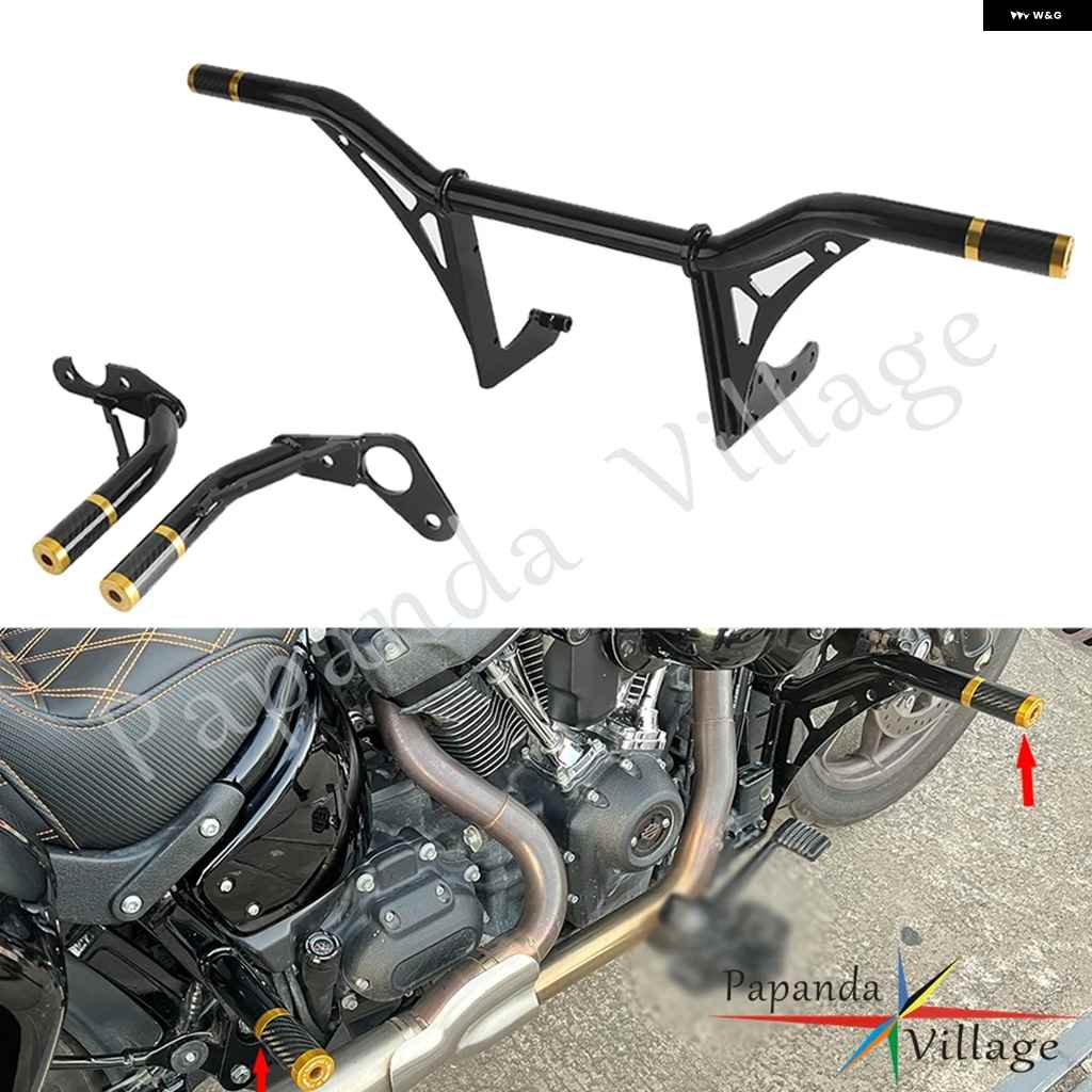 並行輸入品クラッシュ バー エンジン バンパー ガード クラッシュ スタント クラッシュ バー エンジン フレーム プロテクター ハーレー ソフテイル ロー_1