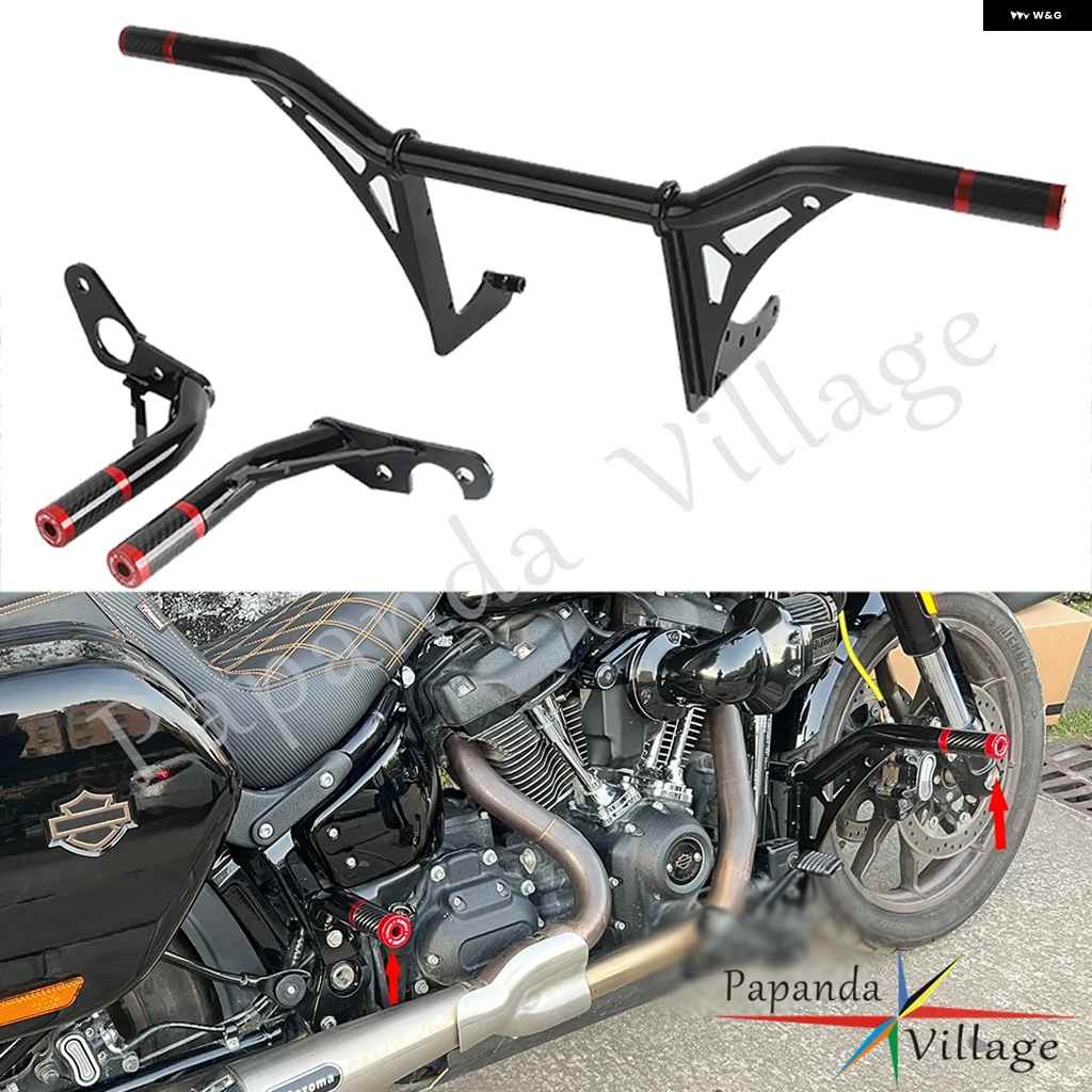並行輸入品クラッシュ バー エンジン バンパー ガード クラッシュ スタント クラッシュ バー エンジン フレーム プロテクター ハーレー ソフテイル ロー_4