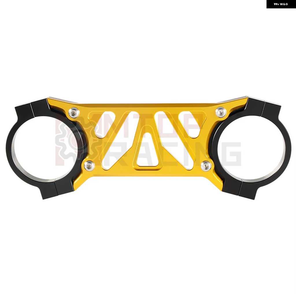 並行輸入品フロント フォーク スタビライザー フォーク ブレース ホンダ CBR250R MC41 2011 - 18 シルバー ゴールド_2
