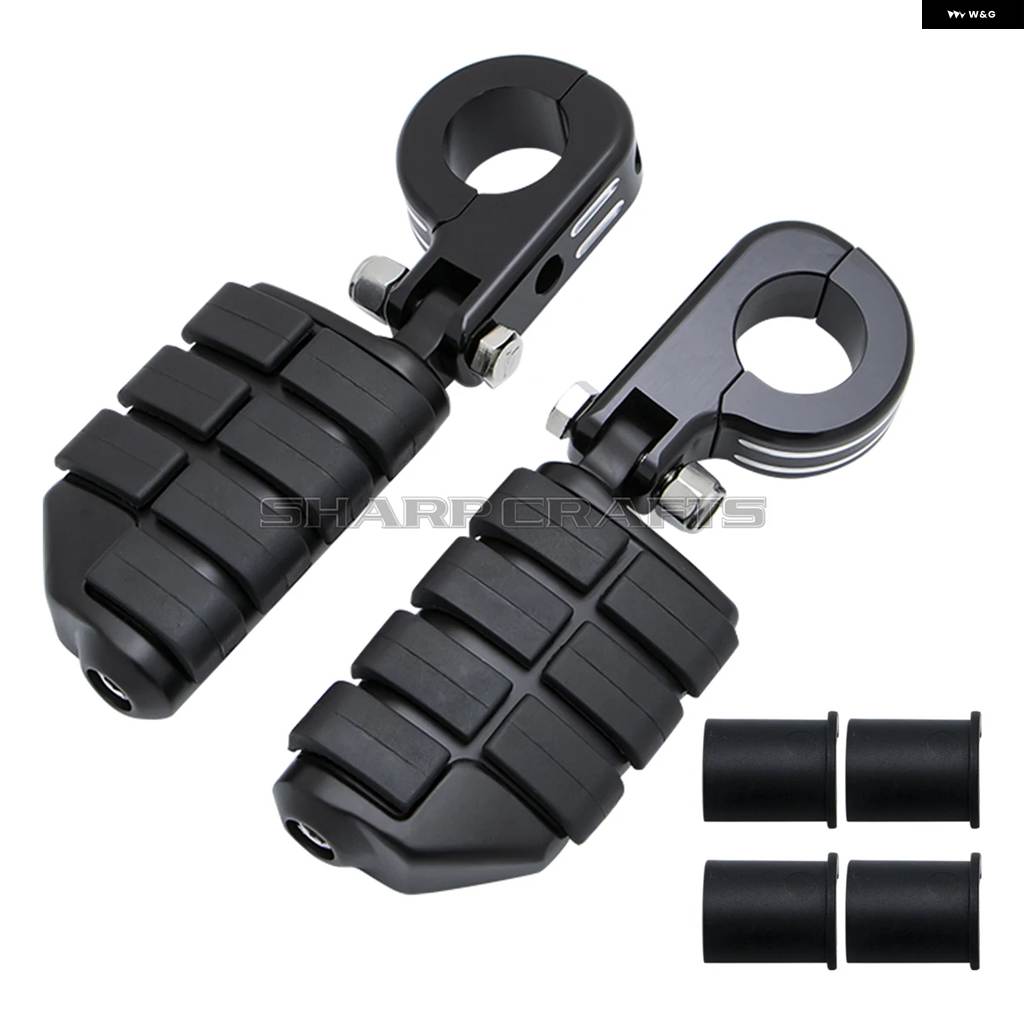 並行輸入品25MM-32MM オートバイ フットペグ エンジン マウント ガード フットレスト ハーレー ホンダ カワサキ ロード キングストリートグライド_3