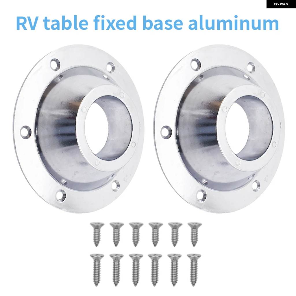 並行輸入品 キャンピングカー用テーブル脚ベース2個セット RV台座