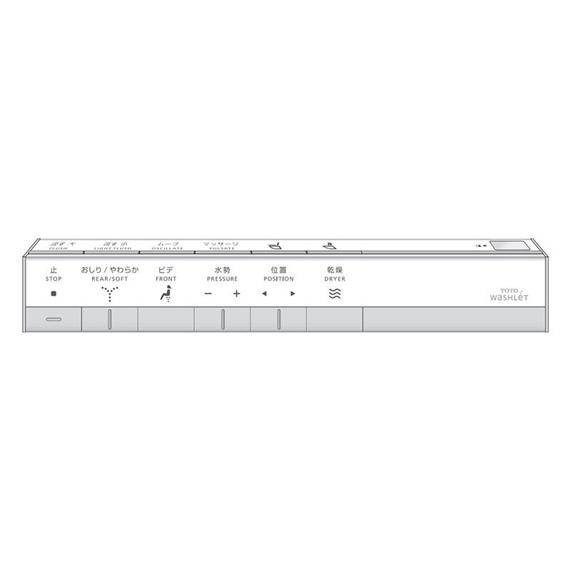 TOTO ウォシュレット　スティックリモコン TOTO CS902BK#NW1 TOTO ウォシュレット一体形便器 ネオレスト NX