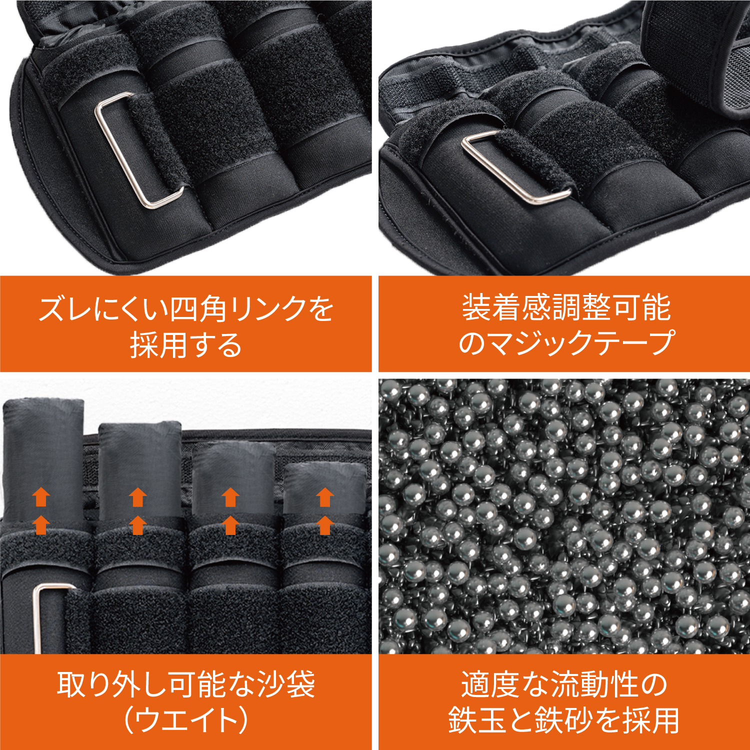 アンクルウェイト リストウエイト アンクルウエ...の詳細画像5