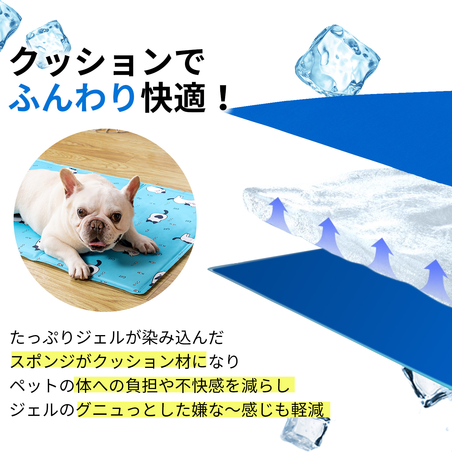 ペットベッド 夏 ひんやり マット M/L/XL/XXL 小型犬 中型犬 大型犬 猫用 夏用 ペット クールマット シート 涼しい 冷却 洗える  冷却グッズ 熱中症対策 : jab1p3u : HOME SMILE - 通販 - Yahoo!ショッピング