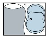 TOCLAS お風呂のふた トクラス (旧ヤマハ） エルゴ バスタブ 断熱合せフタ 3分割合わせ 風呂フタ ビュート 1.25坪タイプ（1621サイズ）専用  L/CL FFDAHW2XA - 【フォロー割適用】