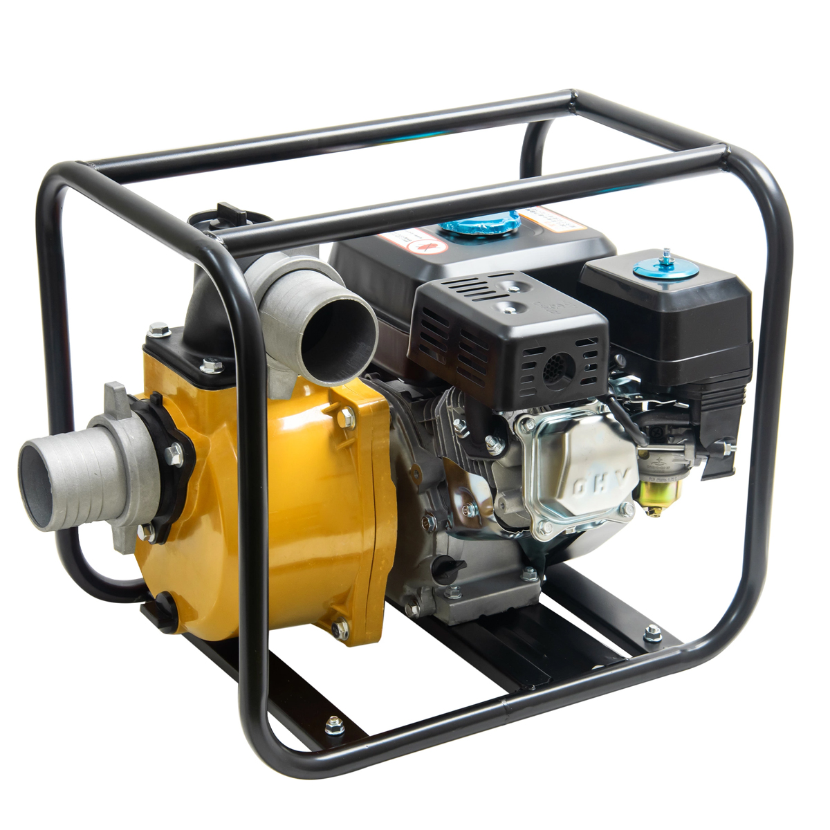 エンジンポンプ 7馬力 4サイクル 給水 排水ポンプ 吐出口74mm 2色より