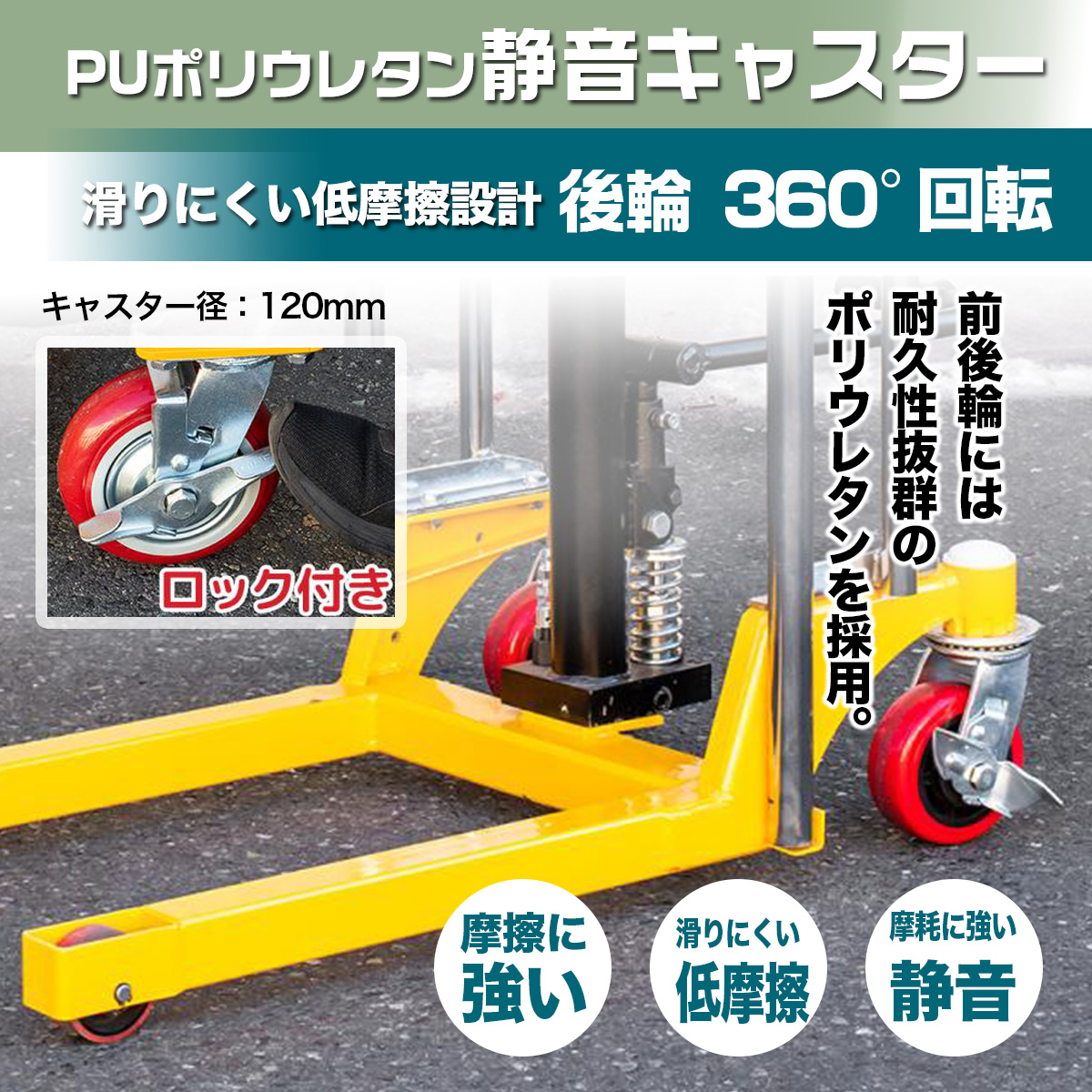 ハンドフォークリフト 最大積載400kg リフト 昇降台 1台2役 フォーク