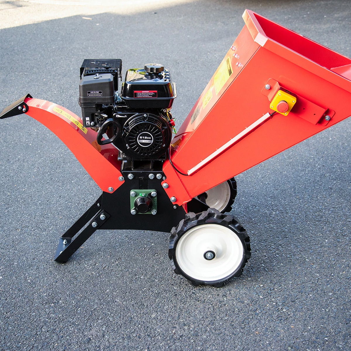 粉砕機 ウッドチッパー 7.5馬力 エンジン式 704B 排気量212CC 強力