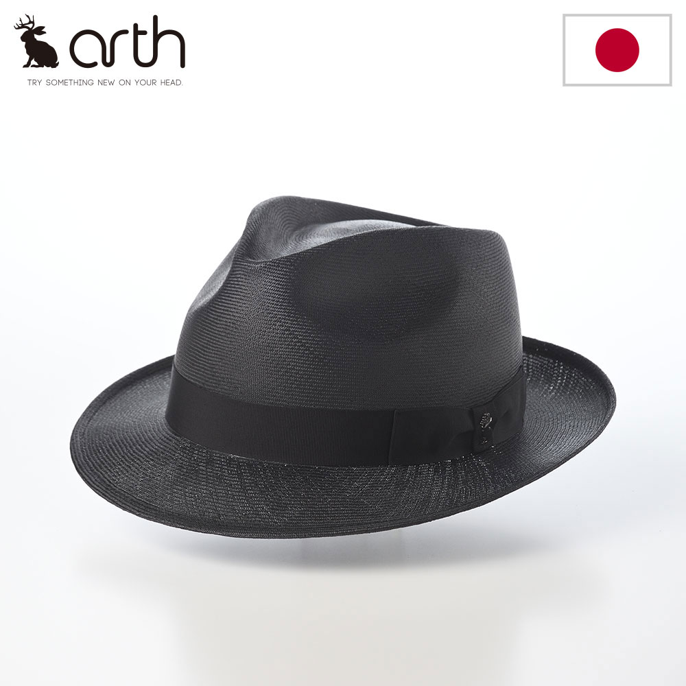 arth（アース） ハット 帽子 メンズ レディース 春夏 Buntal Fedora